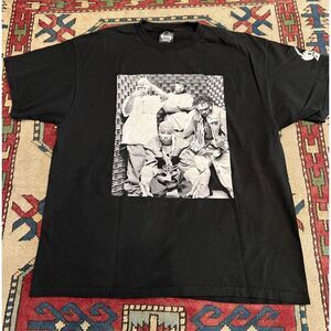 Vintage Y2K Nelly Team St Lunatics Rap Hip Hop Tee XL black promo tee AS IS